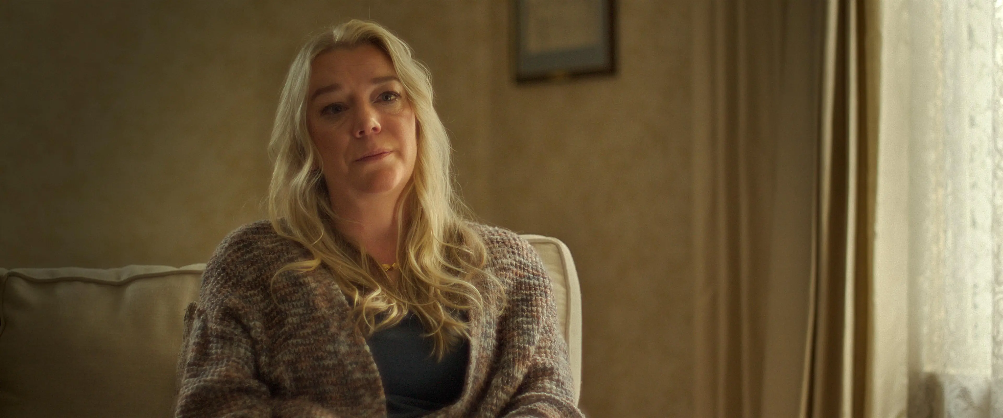 Karen said she 'ran' into the police department to find out if her daughter was one of the four victims (Amazon Prime)