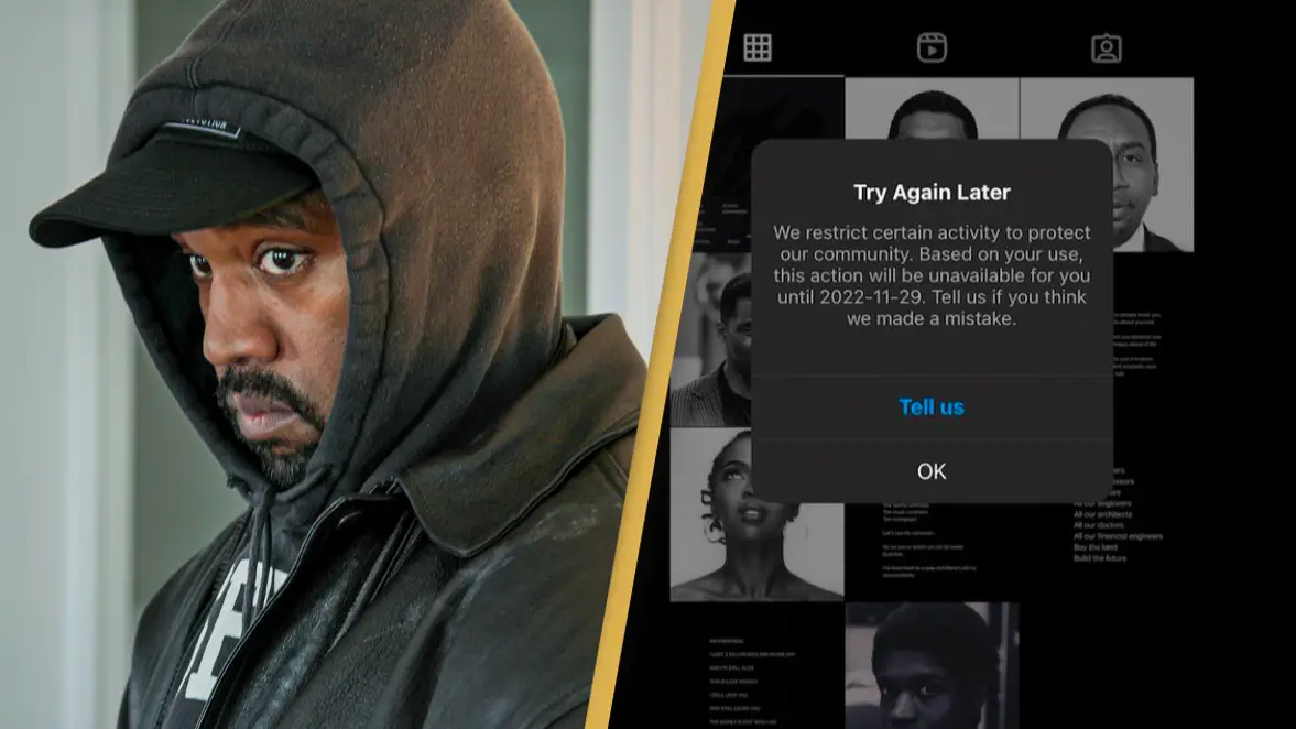 People are saying 'the world is healing' as Kanye West's Instagram account is restricted