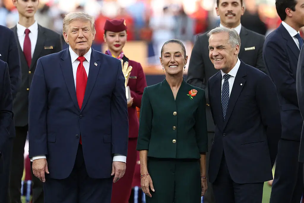 Donald Trump has threatened to raise tariffs on Canadian cars, trucks, auto parts and steel to 50% from January 1, 2027.  (Photo by Odd ANDERSEN / AFP via Getty Images)