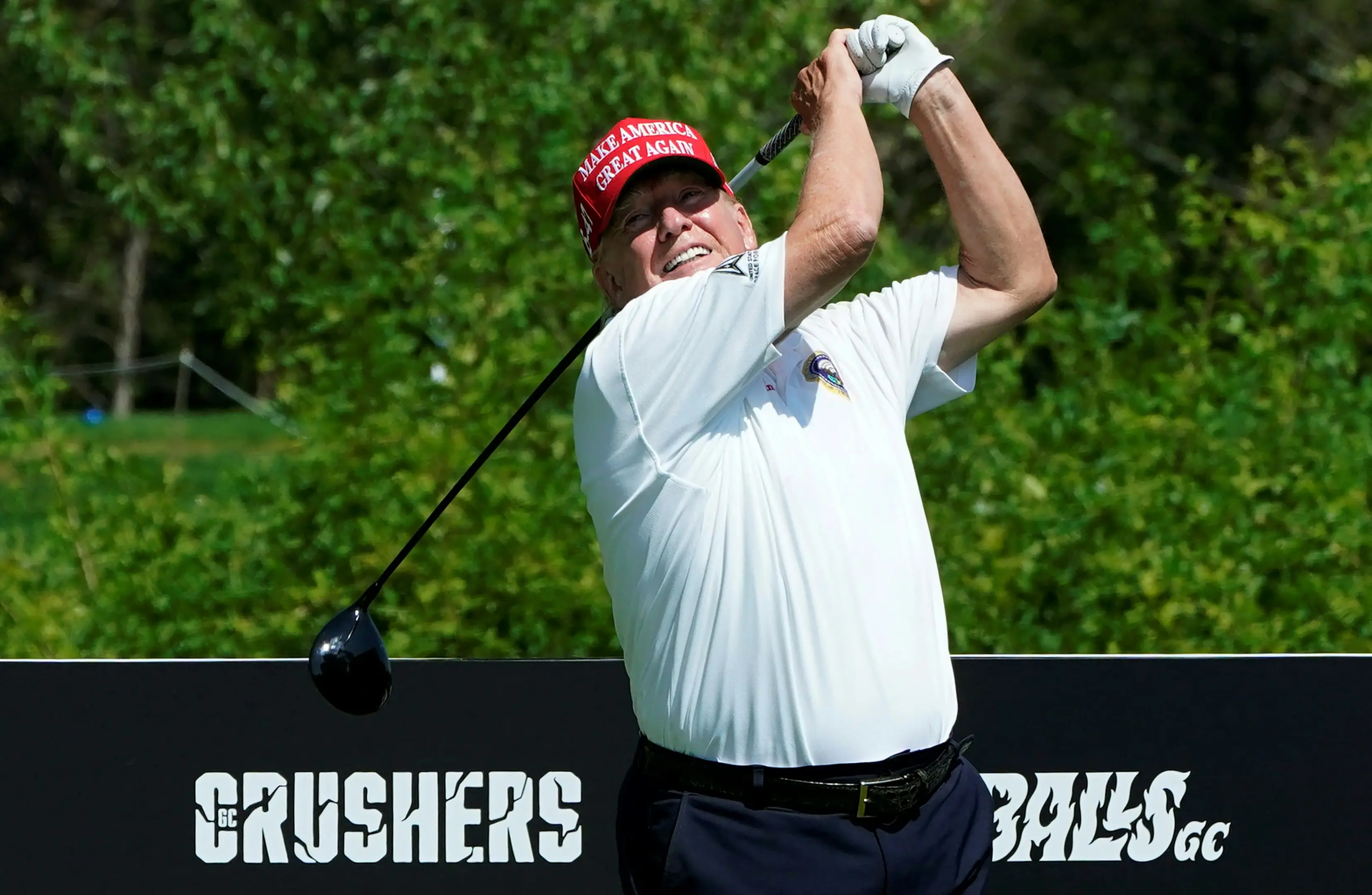 Trump's golf obsession is costing taxpayers a lot of money (TIMOTHY A. CLARY/AFP via Getty Images)
