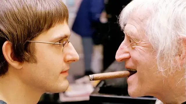 Theroux met Savile for his 2011 documentary (BBC)