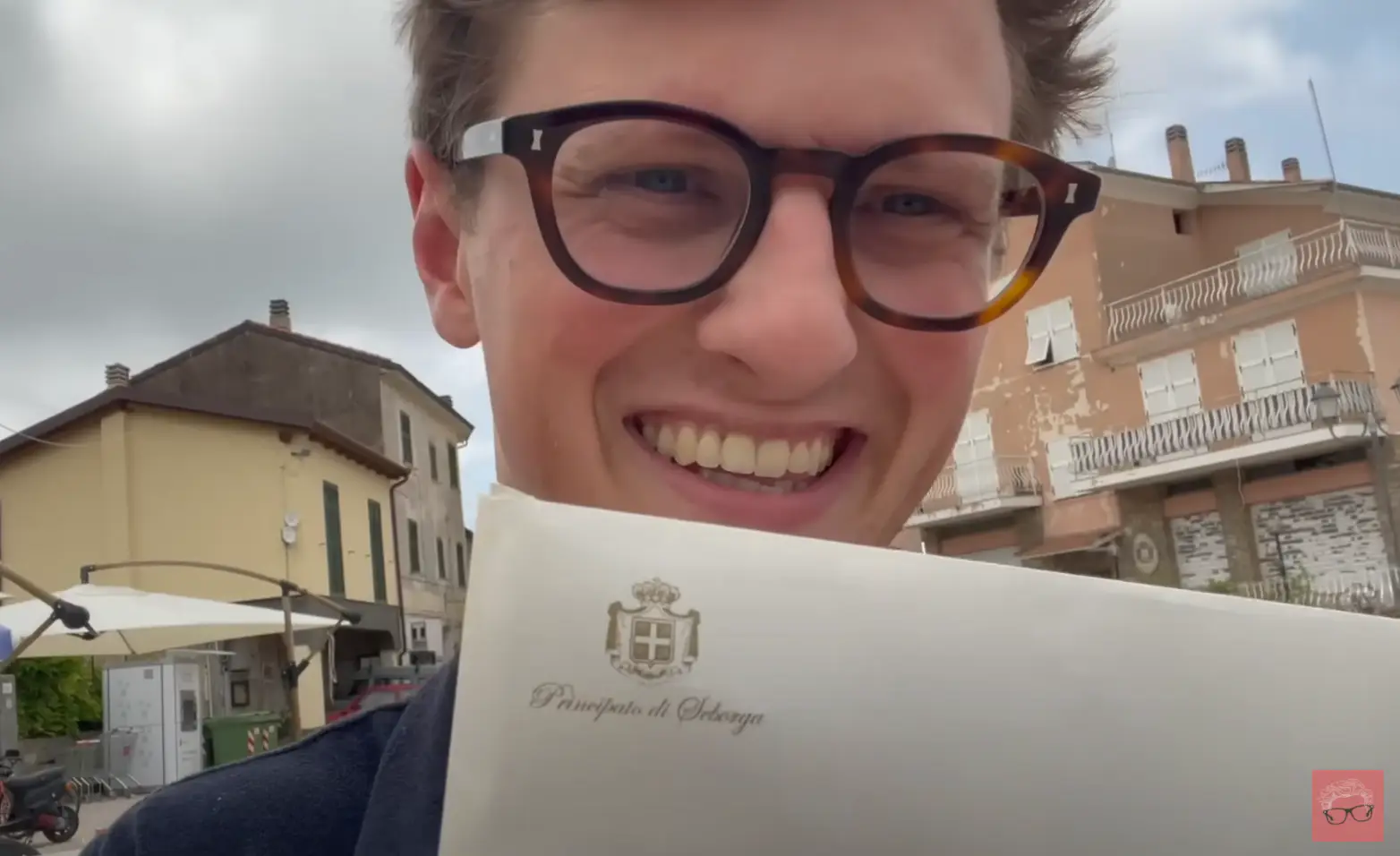 The YouTuber ended up getting a signed death certificate (Max Fosh/YouTube) 