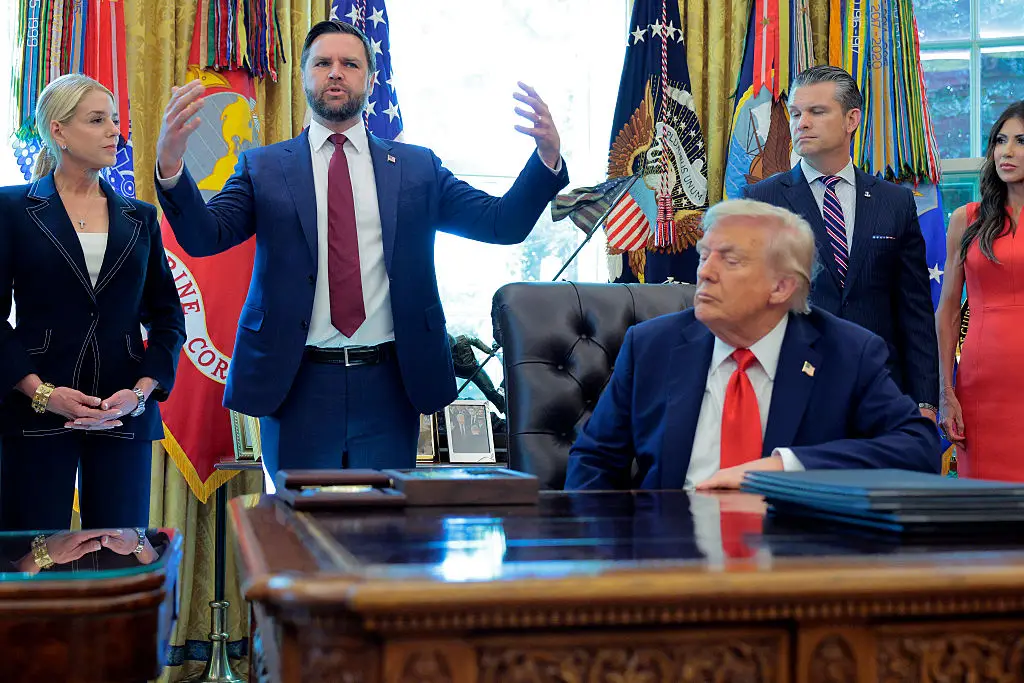 Trump has challenged the First Amendment that protects burning the American flag as free speech (Chip Somodevilla/Getty Images)