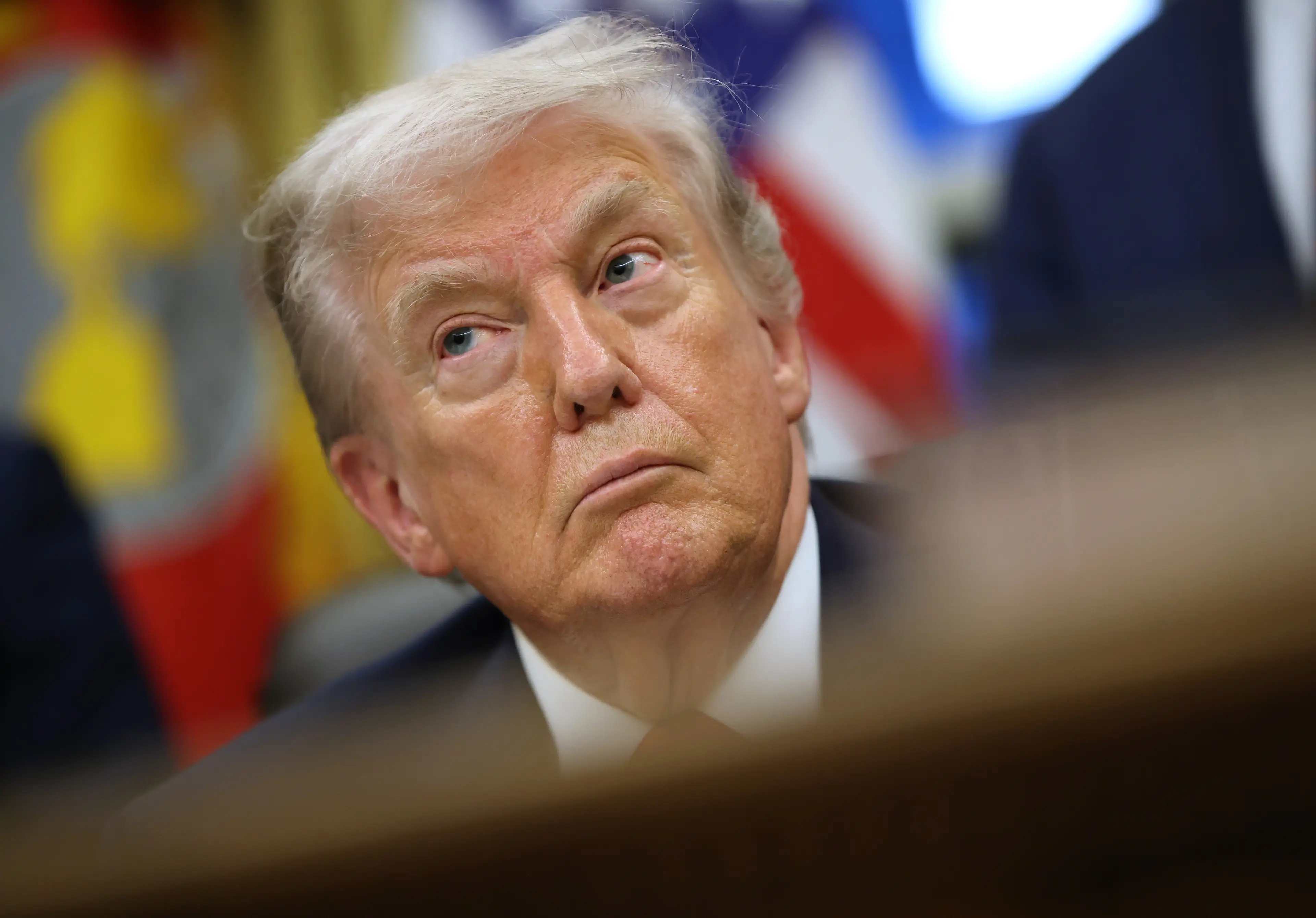 Both the White House and the DOJ called the allegations against President Trump 'untrue' (Samuel Corum/Getty Images)