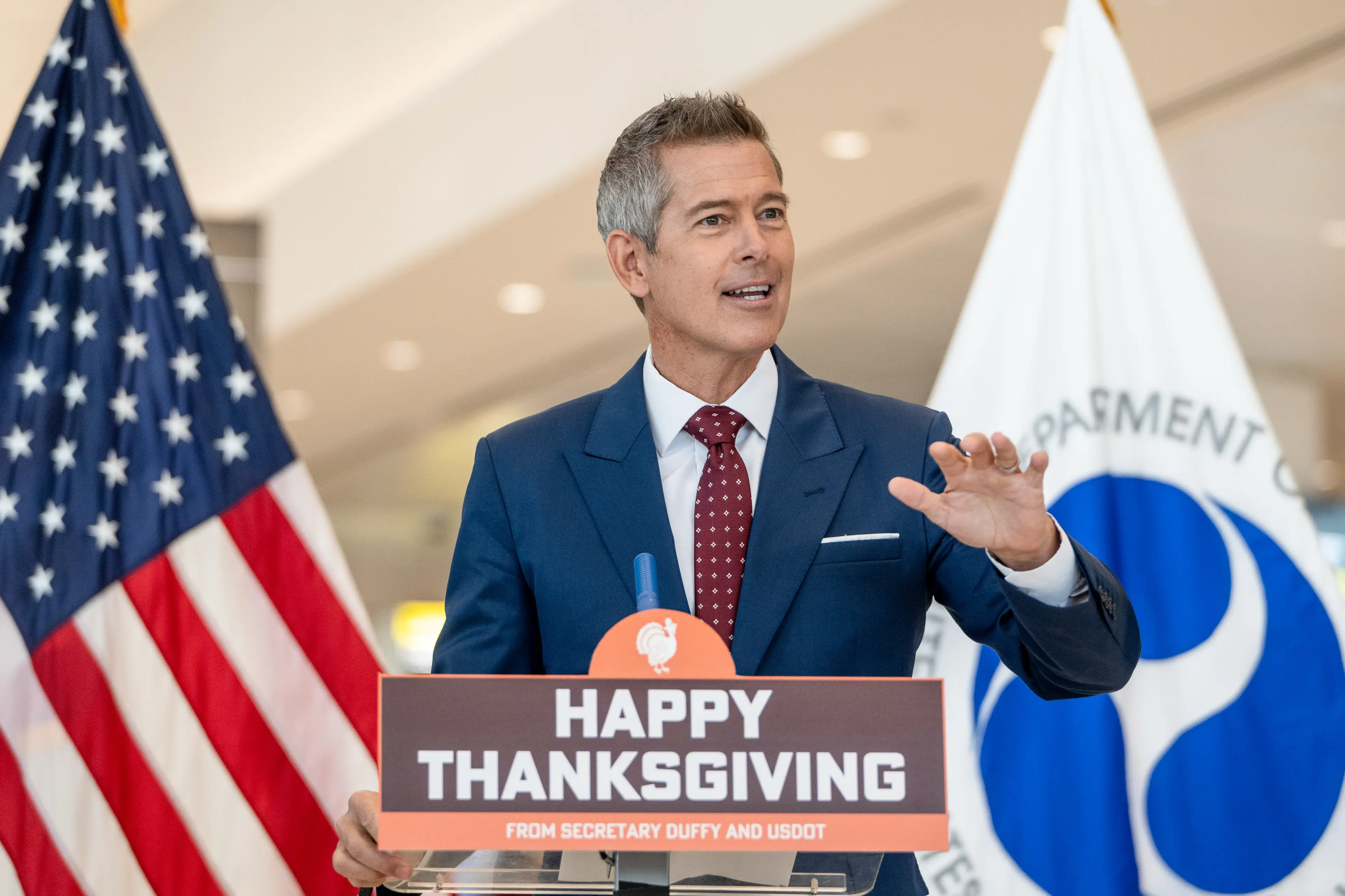 Sean P. Duffy has been speaking about the new campaign (Victor J. Blue/Bloomberg via Getty Images)