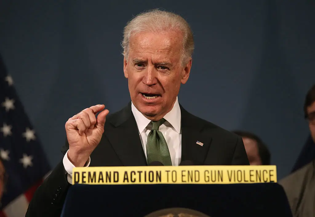 Biden was an advocate of gun reform (John Moore/Getty Images)