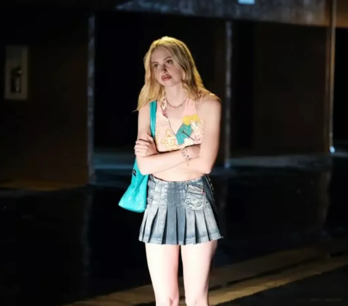 Chloe Cherry's nude scene was cut from the show.