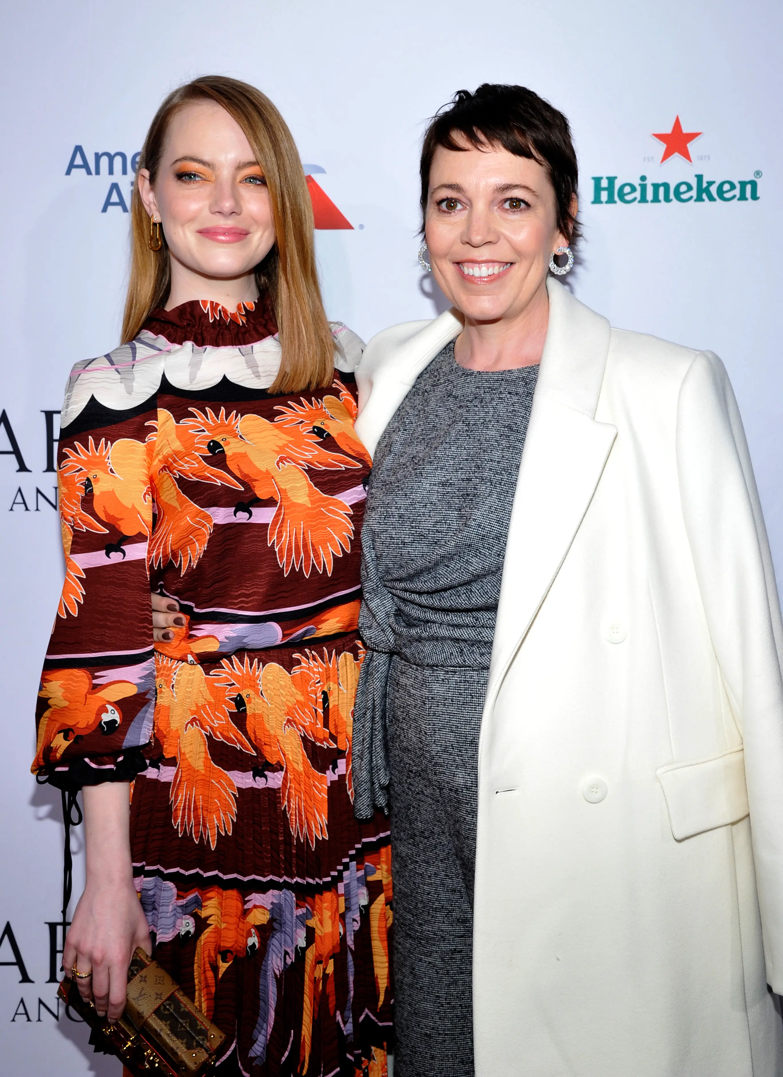Emma Stone and Olivia Colman starred in The Favourite together (John Sciulli/Getty Images for BAFTA Los Angeles)