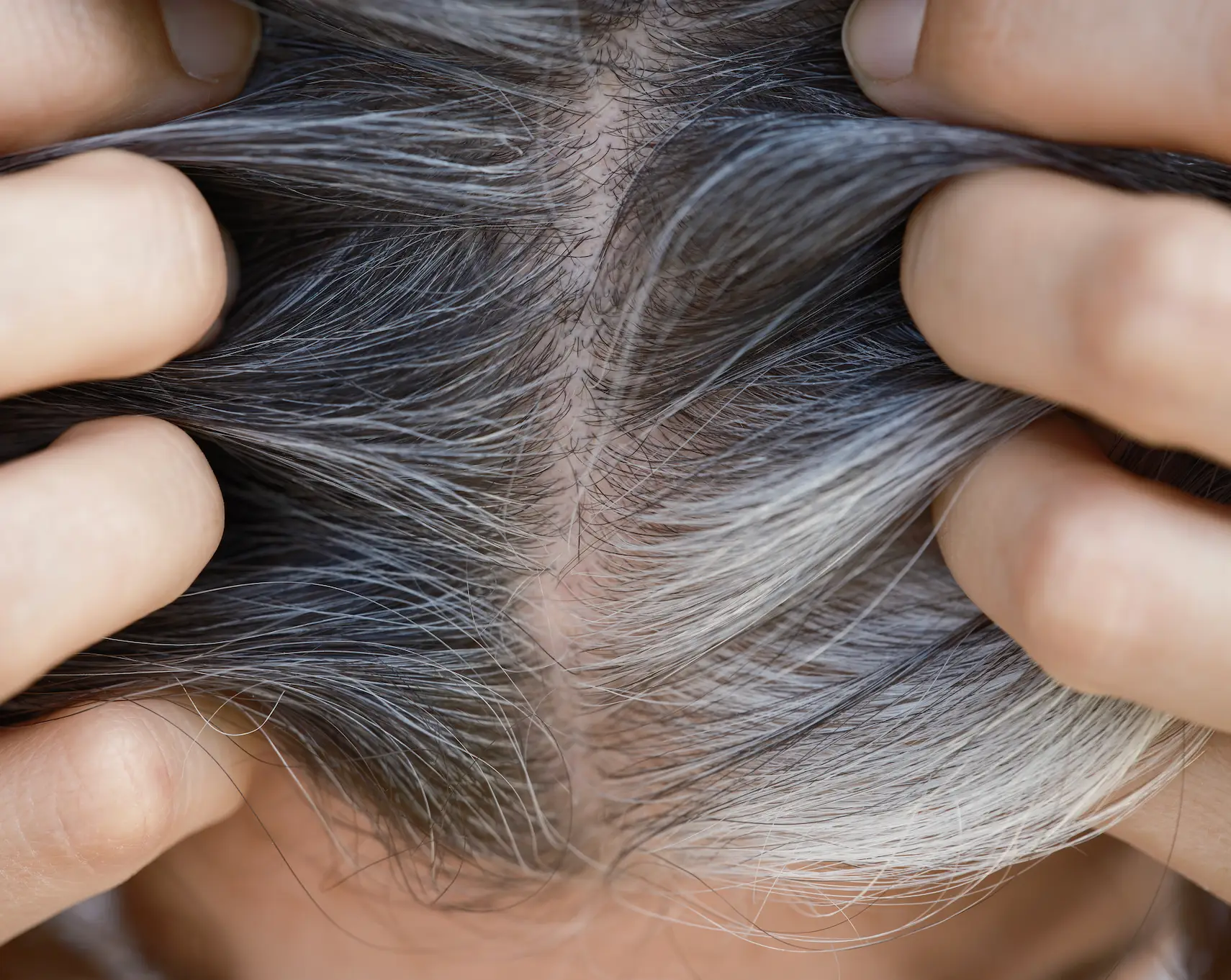 Going grey could be a sign of B12 or copper deficiency (Getty Stock Photo)