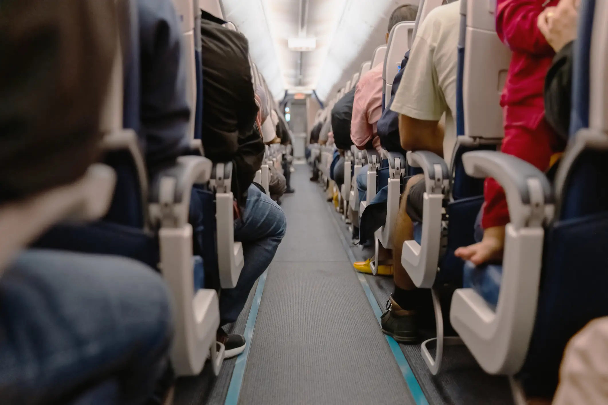 Experts say this small travel hack can improve circulation while you're sat down in the air (Getty Stock Images)