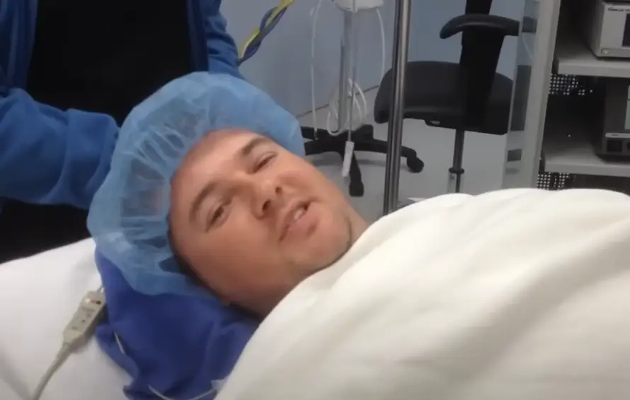 Nick before the anesthesia (YouTube/jynx2706)