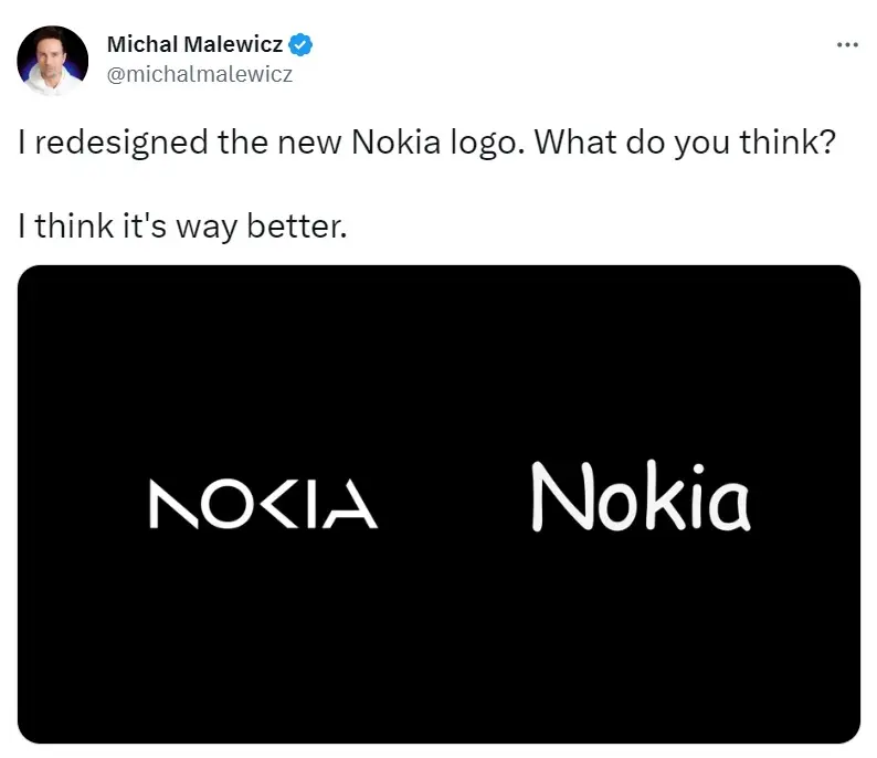 Nokia might have been better off doing their new logo in Comic Sans instead of hacking bits off.