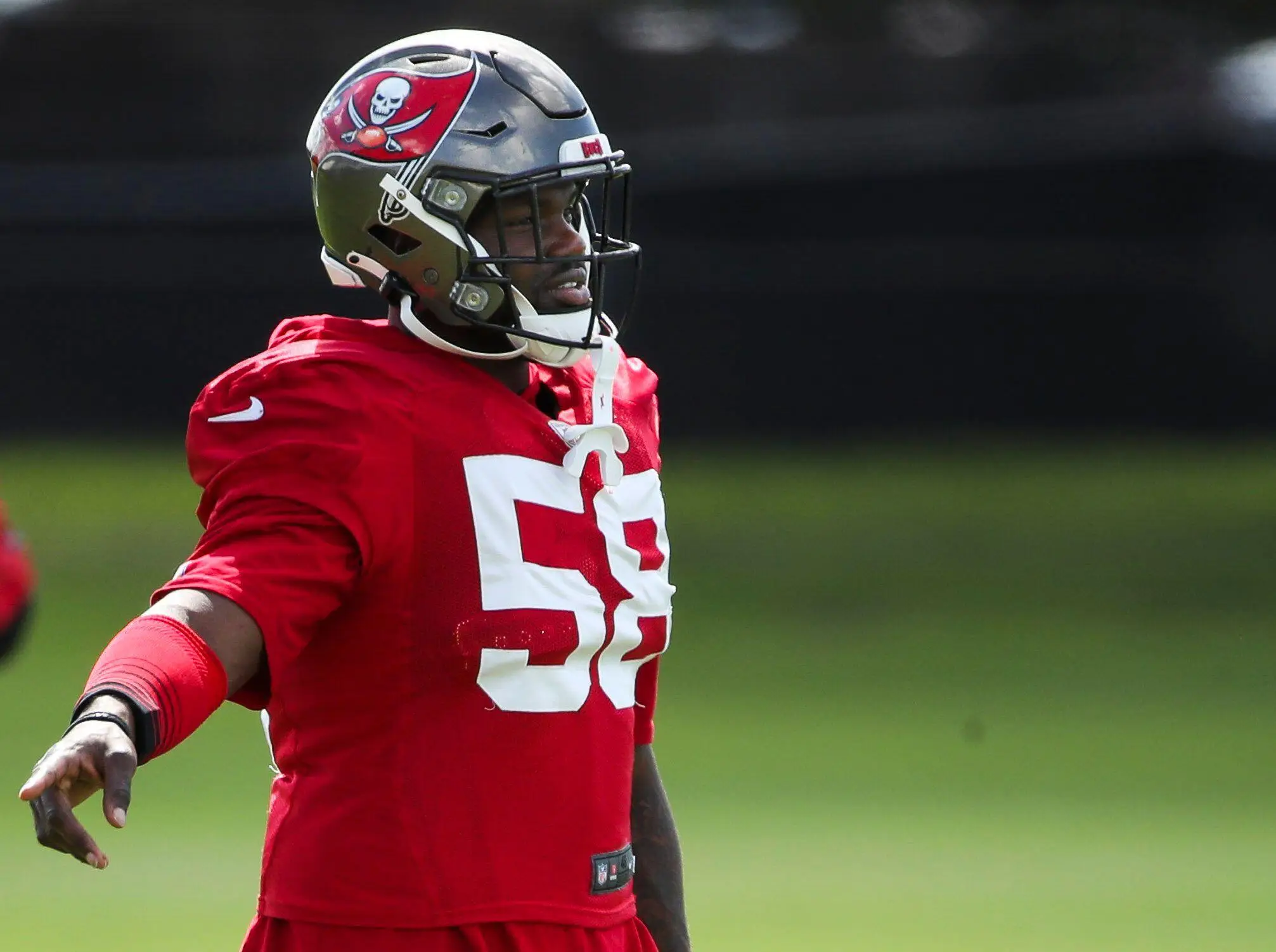 Shaquil Barrett's two-year-old daughter Arrayah died on Sunday (30 April).