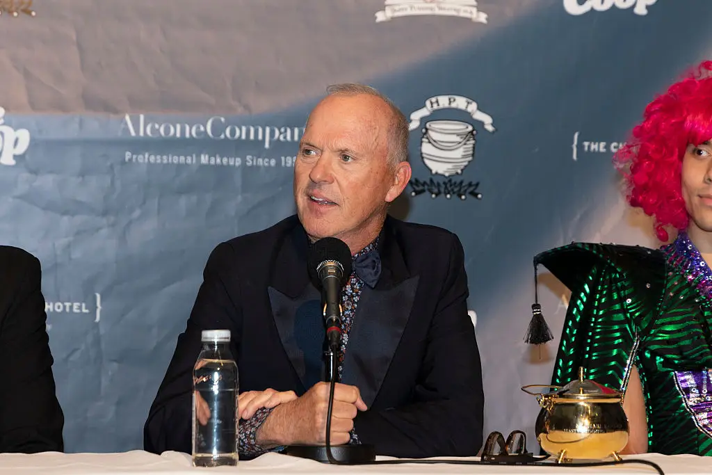 Michael Keaton seen at Hasty Pudding's Man of the Year ceremony (Lisa Aileen Dragani/Getty Images)