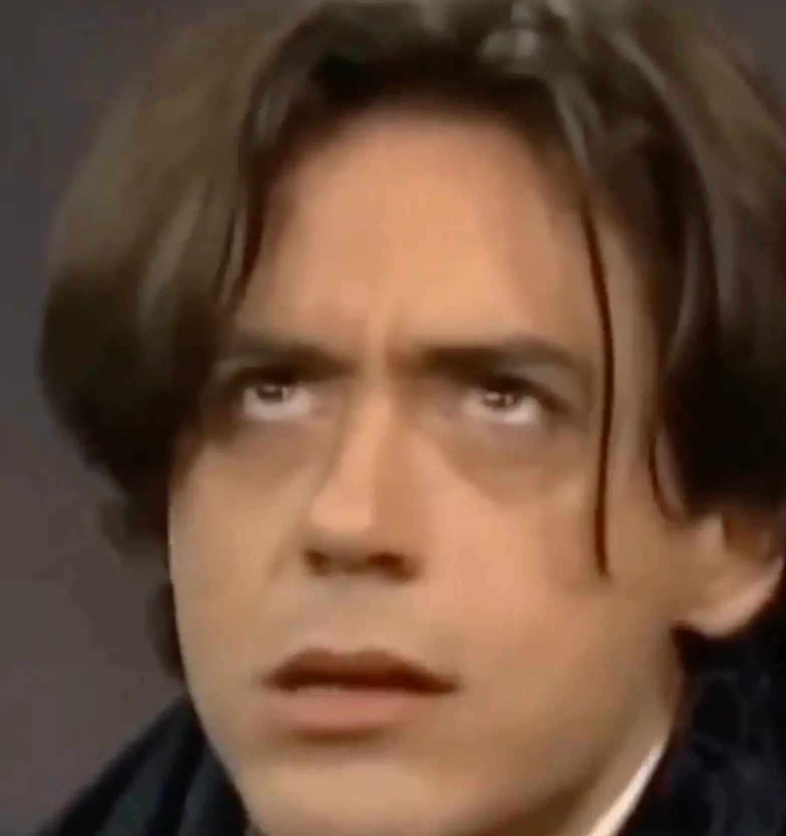 Robert Downey Jr. appeared to be 'on cocaine'. (YouTube/Letterman)