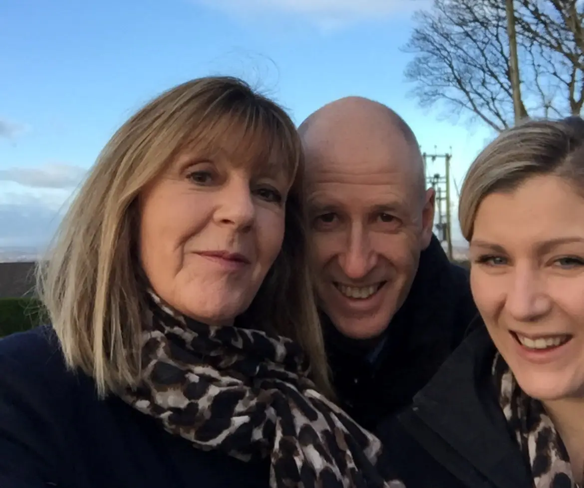 Ronnie with Beth and Anne (SWNS)