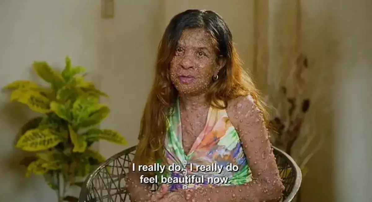 Charmaine says she finally 'feels beautiful'.