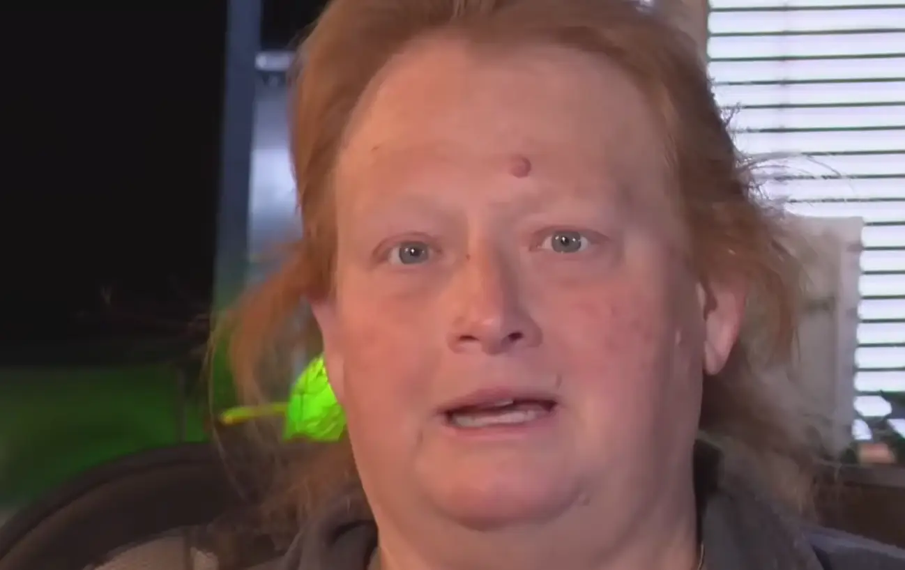 Bare had a clear message for the company's representative when she discovered what the land would be used for (YouTube/Local 12)