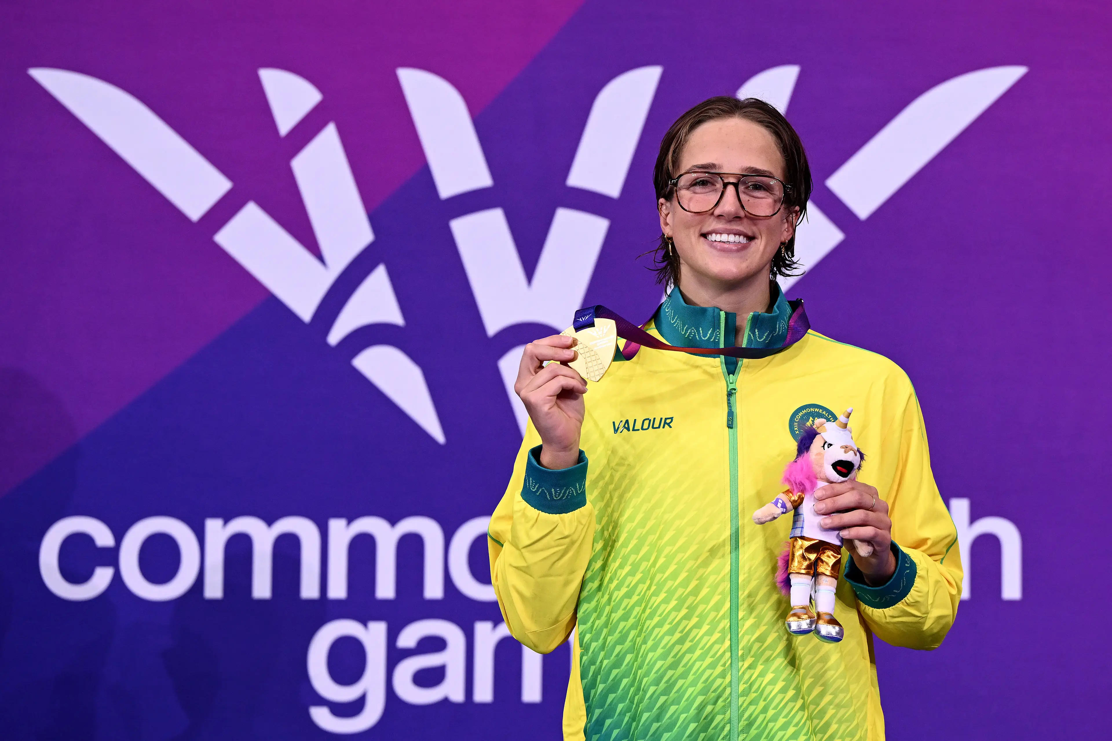 Jenna Forrester is now a gold medalist (Quinn Rooney/Getty Images)