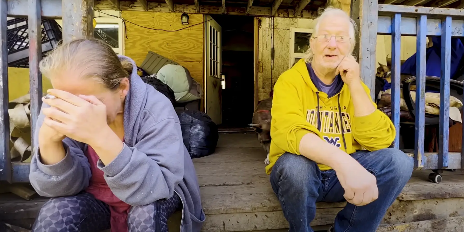 The family were recently called out by Mark for creating a fake GoFundMe. (Soft White Underbelly/YouTube)