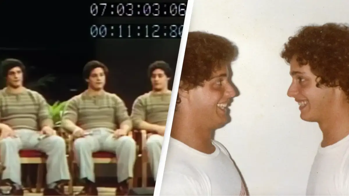 Identical triplet brothers separated at birth in ‘cruel’ experiment reunited after chance encounter