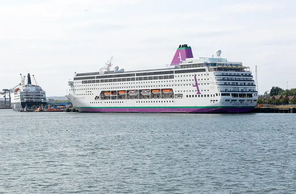 The cruise ship is docked in Bordeaux (Geography Photos/Universal Images Group via Getty Images)