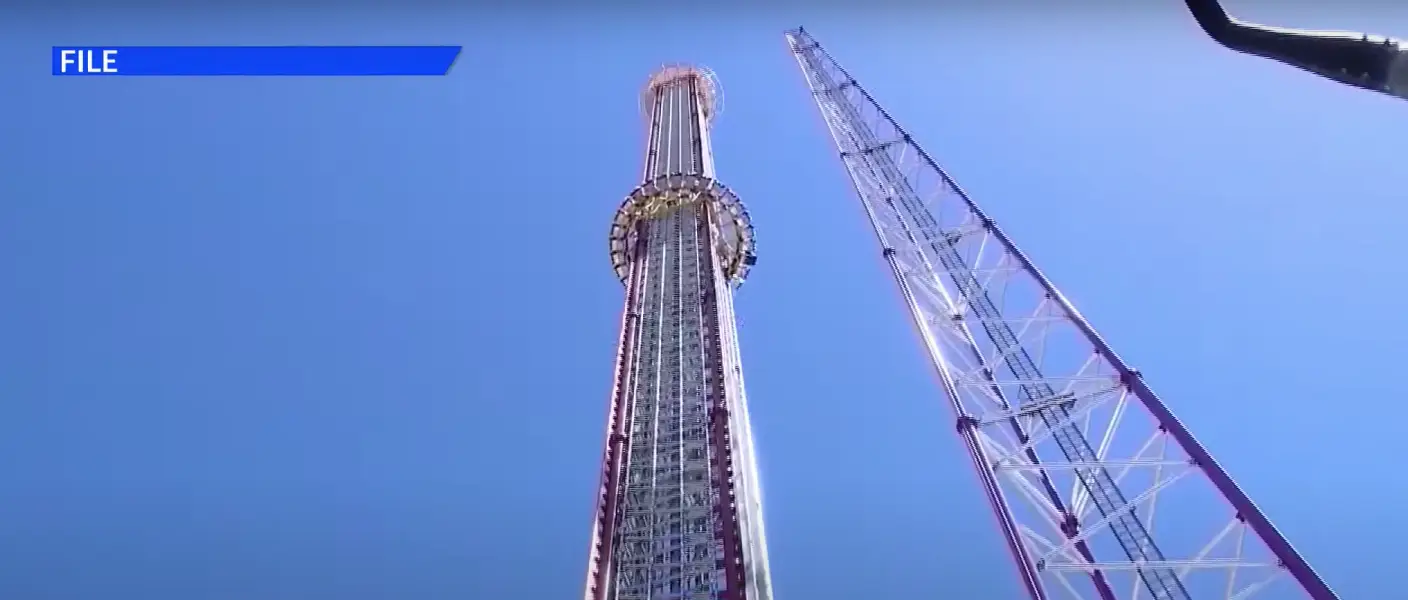 There was a 430-foot drop (Fox 2 St. Louis/YouTube)