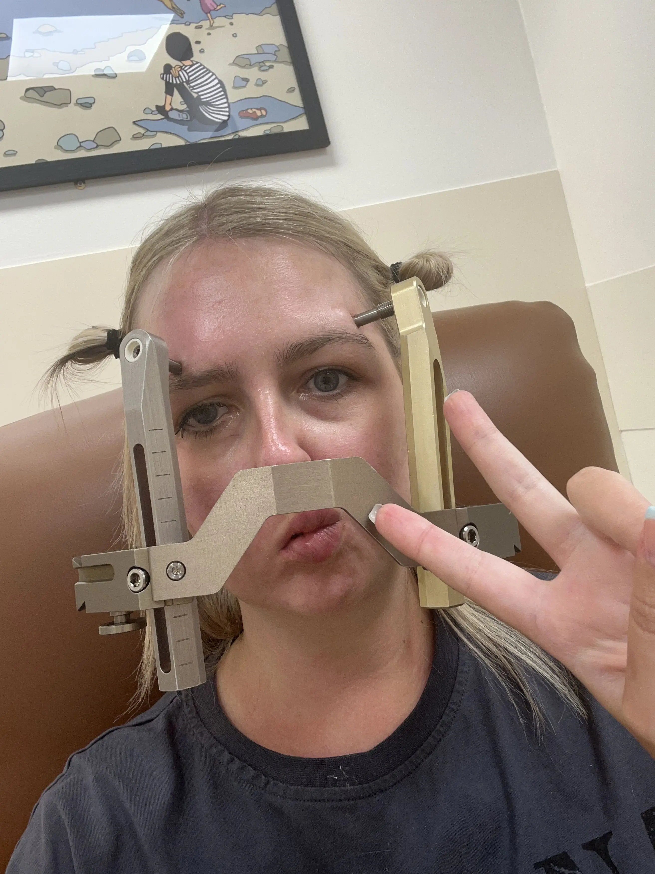 Tamara underwent two invasive surgeries to remove the growth (Tamara Bright/Kennedy News Media)