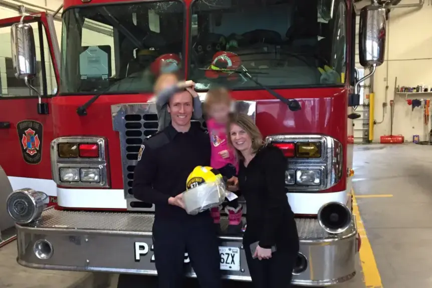 They have two small children (Brampton Fire Department) 