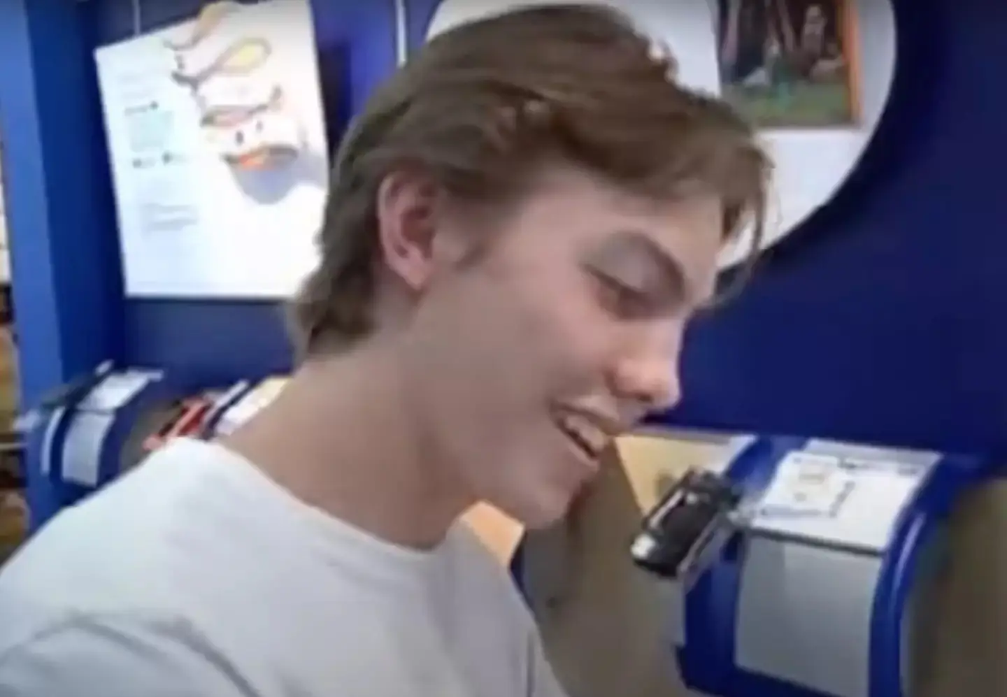 The teen went viral for giving his place up in the line (Fox)