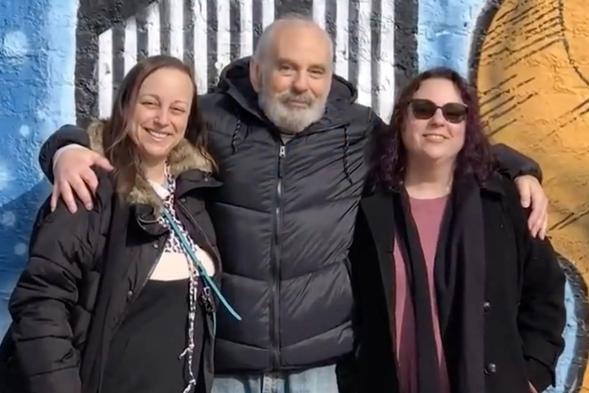 Clifford Zaner and his two daughters.