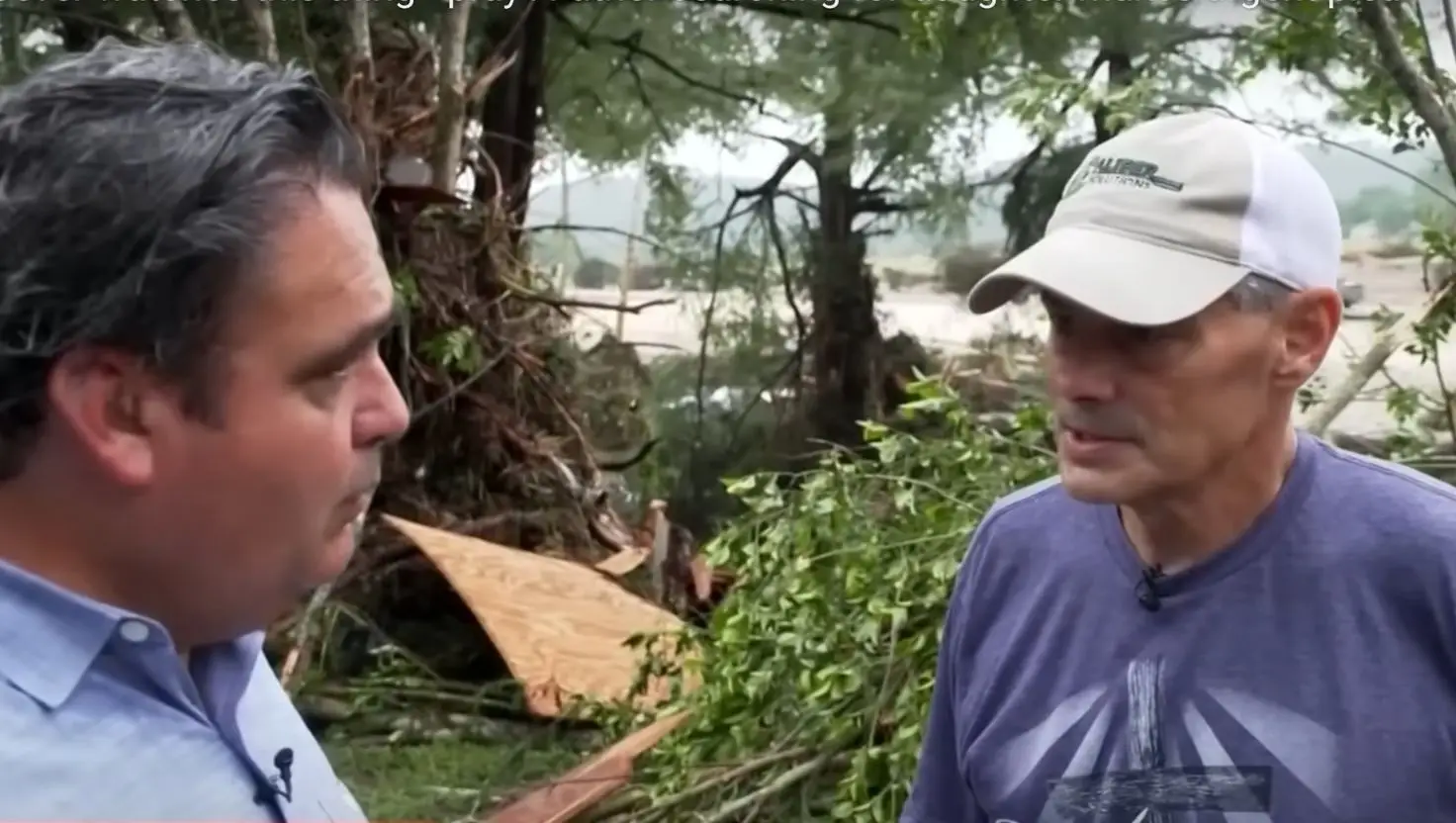 Ty Badon was out in Hunt looking for his 21-year-old daughter (CNN)