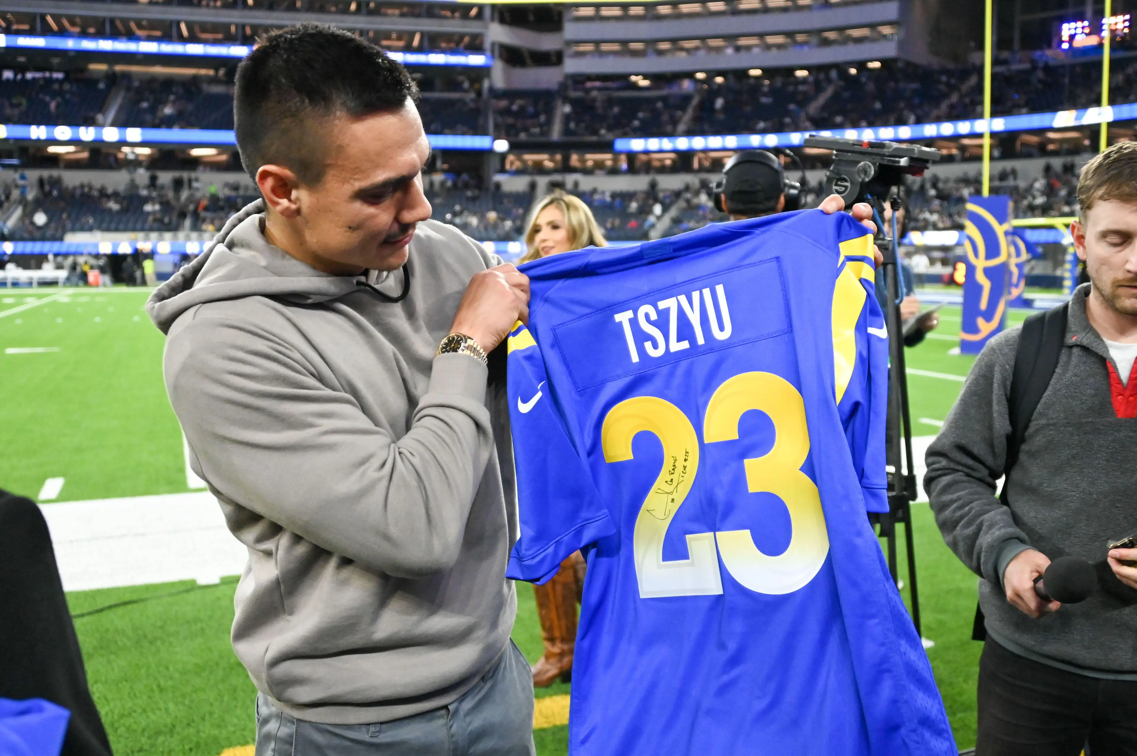 Tszyu is the son of champion boxer Kostya Tszyu.