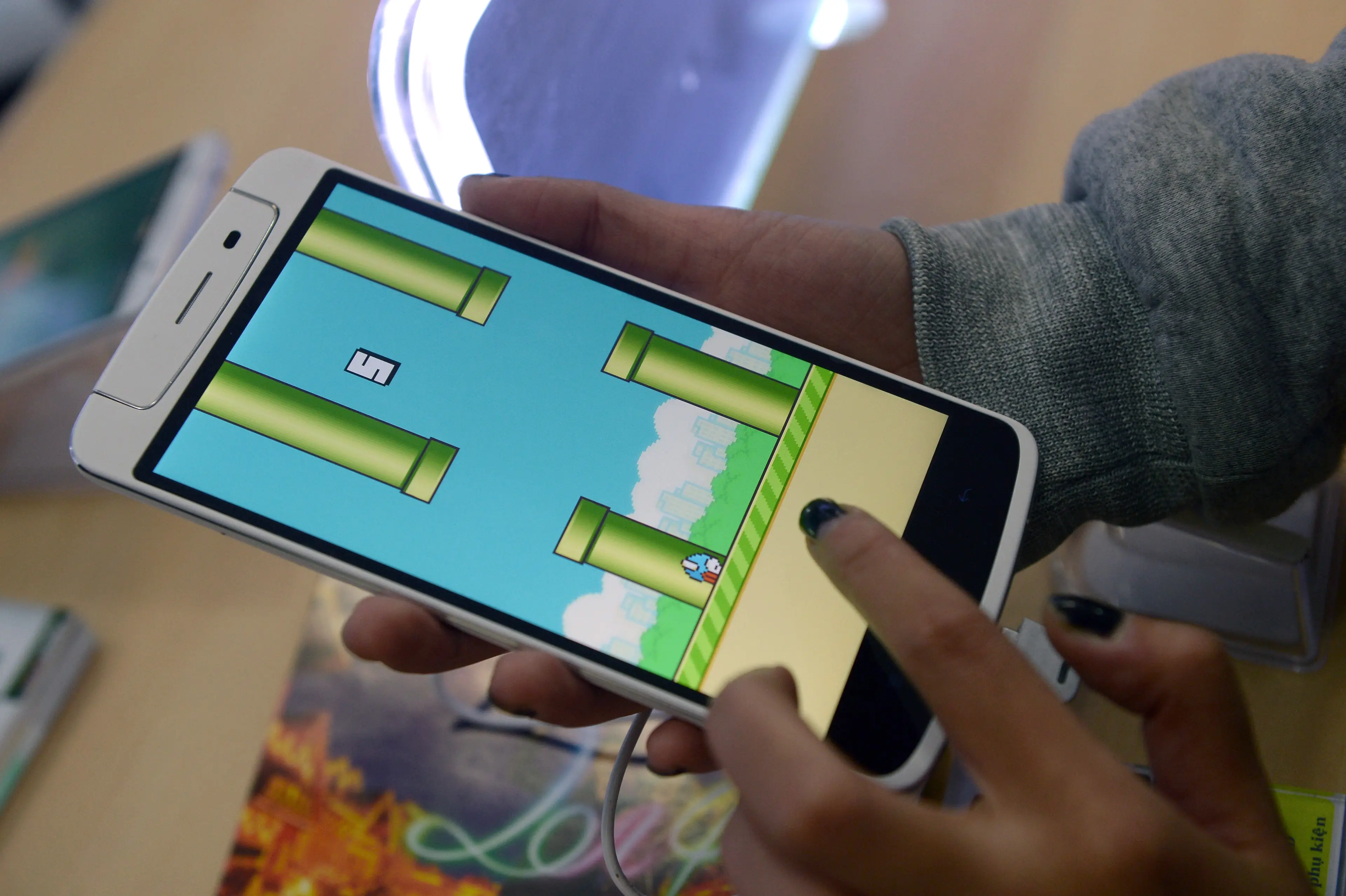 Flappy Bird proved wildly addictive (HOANG DINH NAM/AFP via Getty Images)