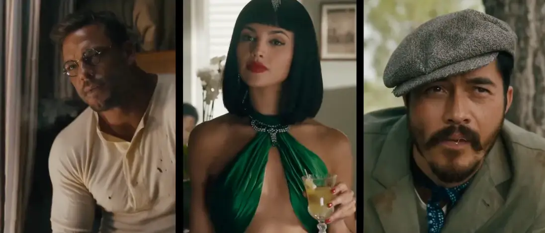 Alan Ritchson, Eiza González and Henry Golding also star.