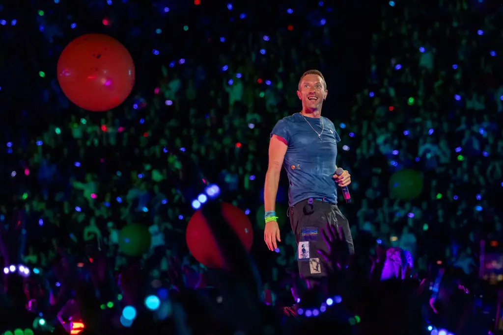 Chris Martin had to learn how to sing backwards (Dave Simpson/WireImage)