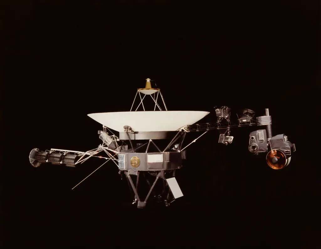 Professor Brian Cox points to the Voyager spacecraft as evidence that humanity has already begun its journey into interstellar space, offering hope that civilisation could one day reach the stars. (Photo by NASA/Hulton Archive/Getty Images)