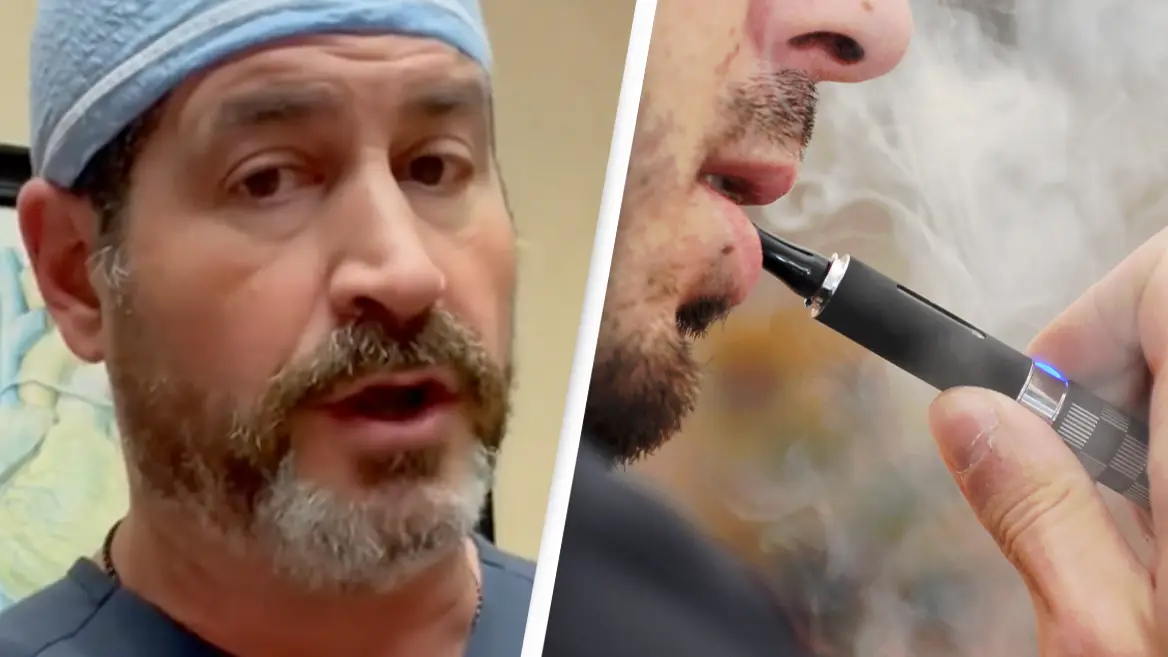 Surgeon shares three ‘dangerous’ and ‘unpredictable’ reasons why you should never vape