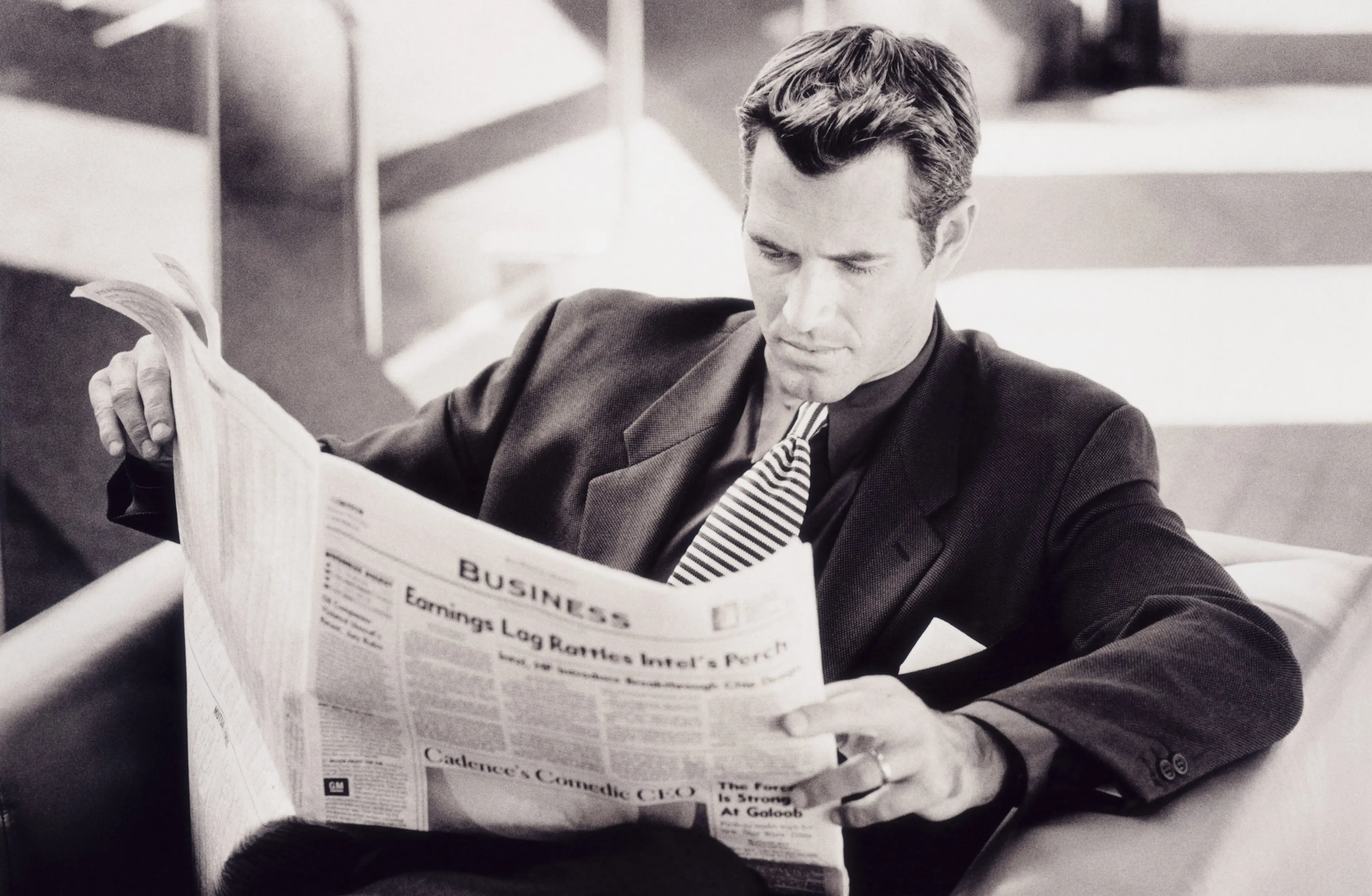 A popular riddle is 'What is black and white and read all over?' Of course, it's a newspaper (Getty Stock Image)