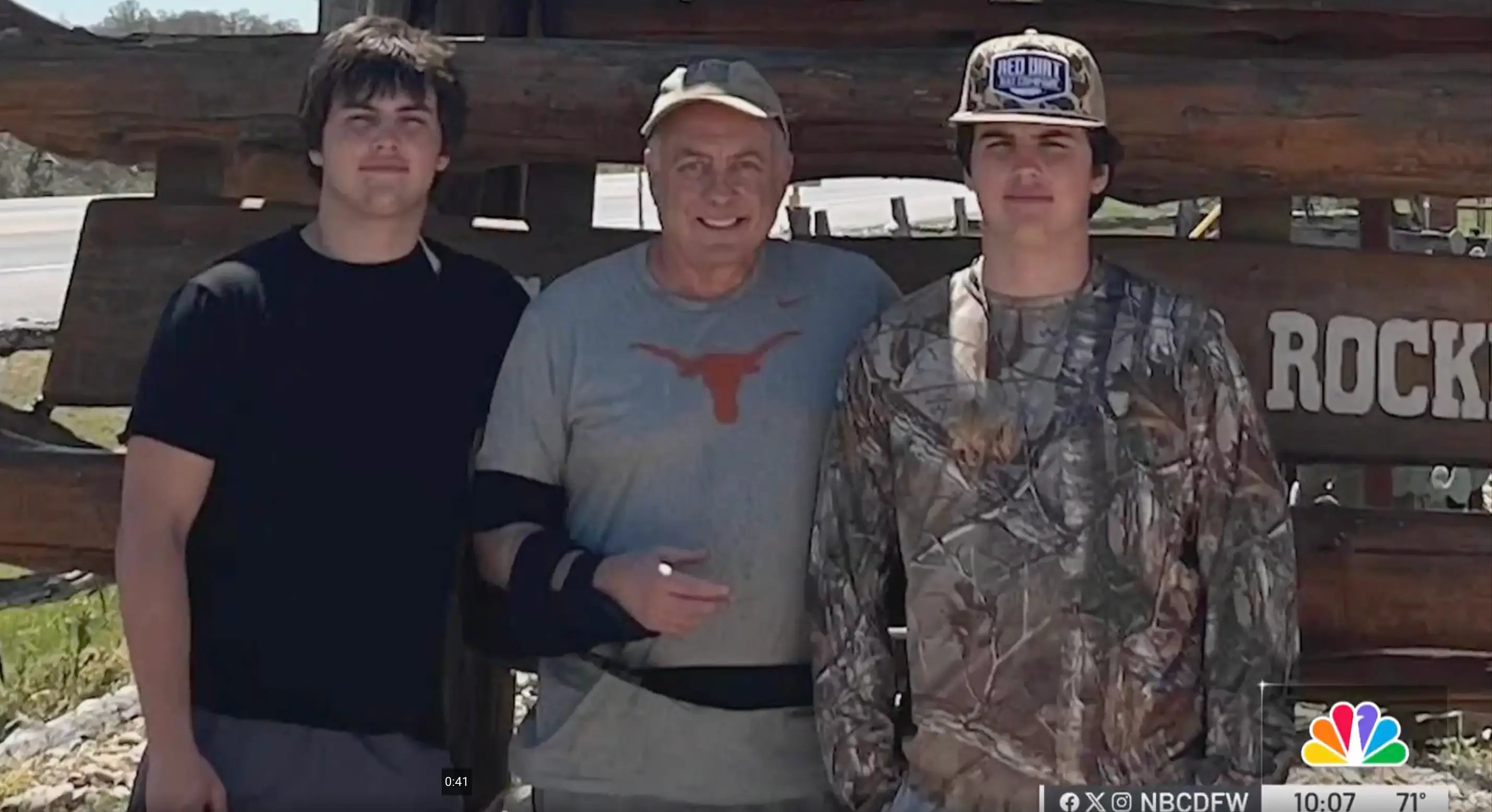 Jeff Metcalf said Austin died in his brother, Hunter's, arms (NBC 5)