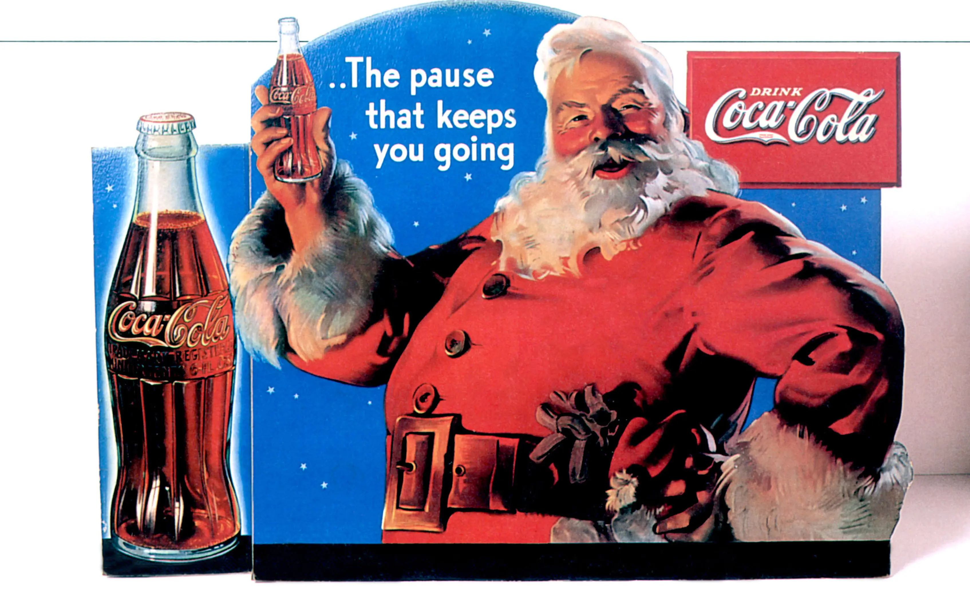 Haddon Sundblom's 1934 Coca-Cola Christmas ad (Apic/Getty Images)
