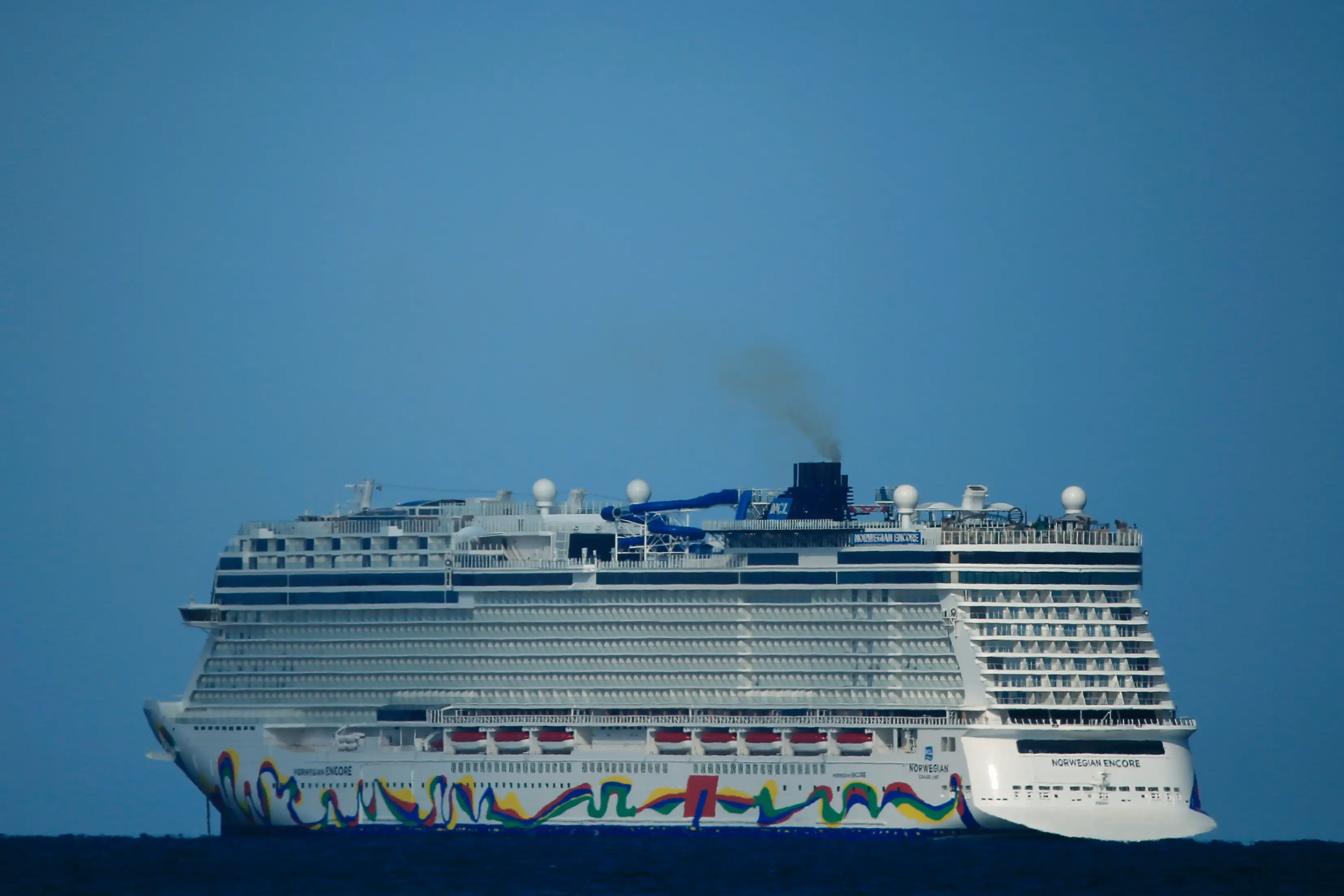 They had been travelling on The Norwegian Encore cruise ship. (Cliff Hawkins/Getty Images)