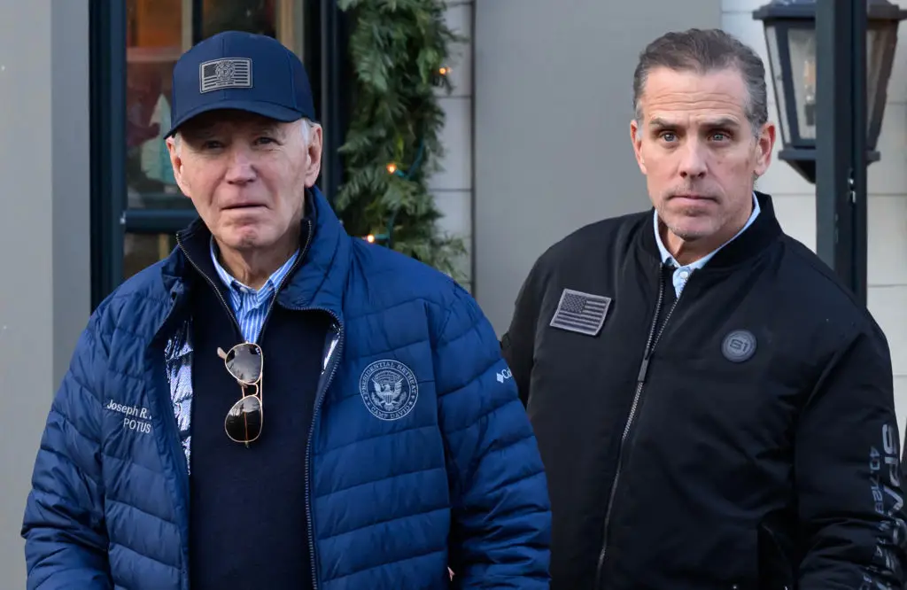 Former President Joe Biden’s son, Hunter Biden, fired back at social media users after they accused him of leaving a bag of cocaine at the White House (Photo by MANDEL NGAN/AFP via Getty Images)