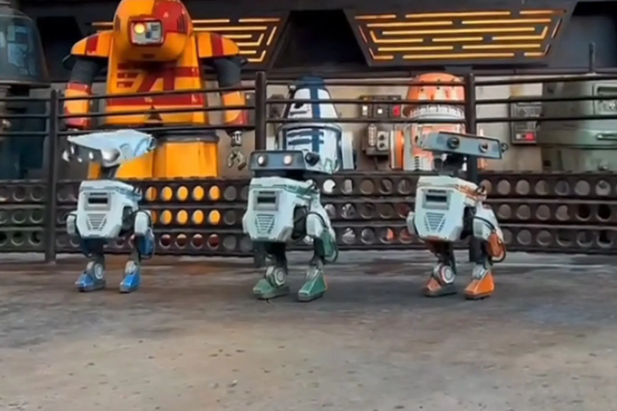 The little droids have landed at Disneyland.