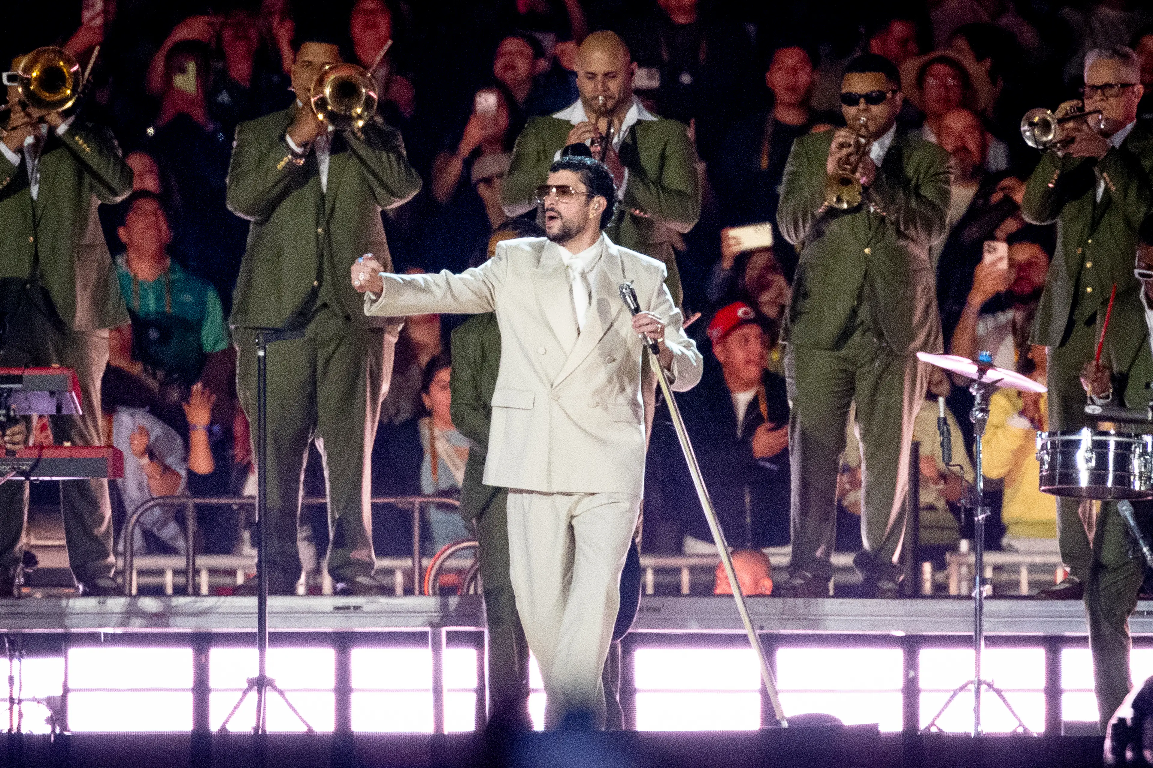 Bad Bunny will play the half time show (Emma McIntyre/Getty Images)
