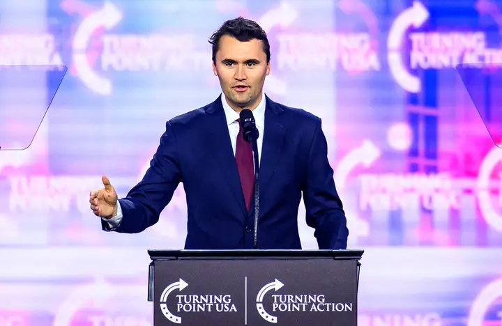 The Turning Point USA co-founder was assassinated this month (JOSH EDELSON/AFP via Getty Images)
