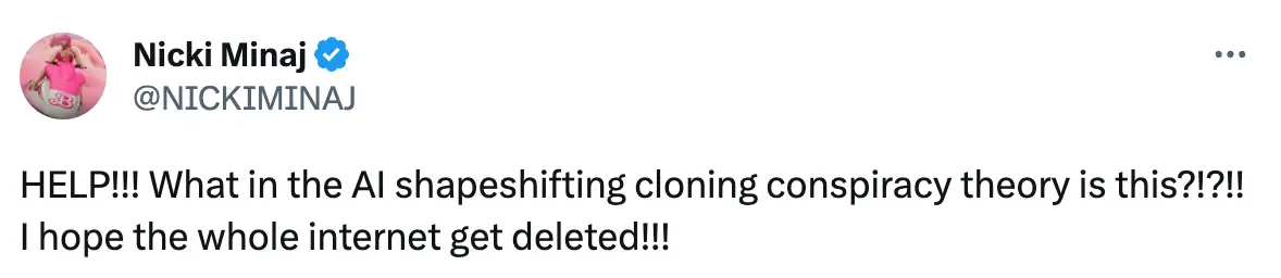 It unsettled Minaj as much as it did us.