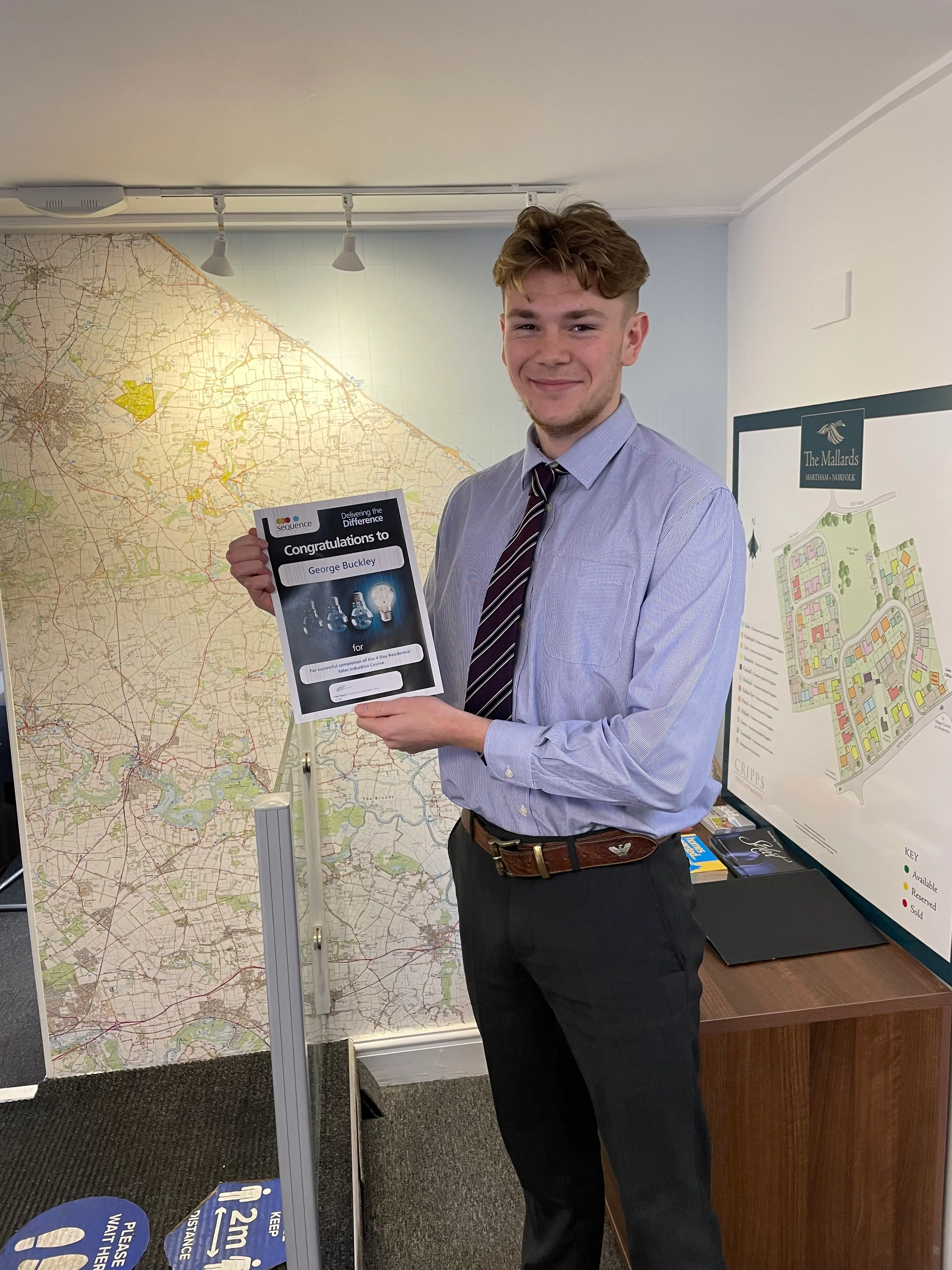 George Buckley worked as an estate agent (Supplied)