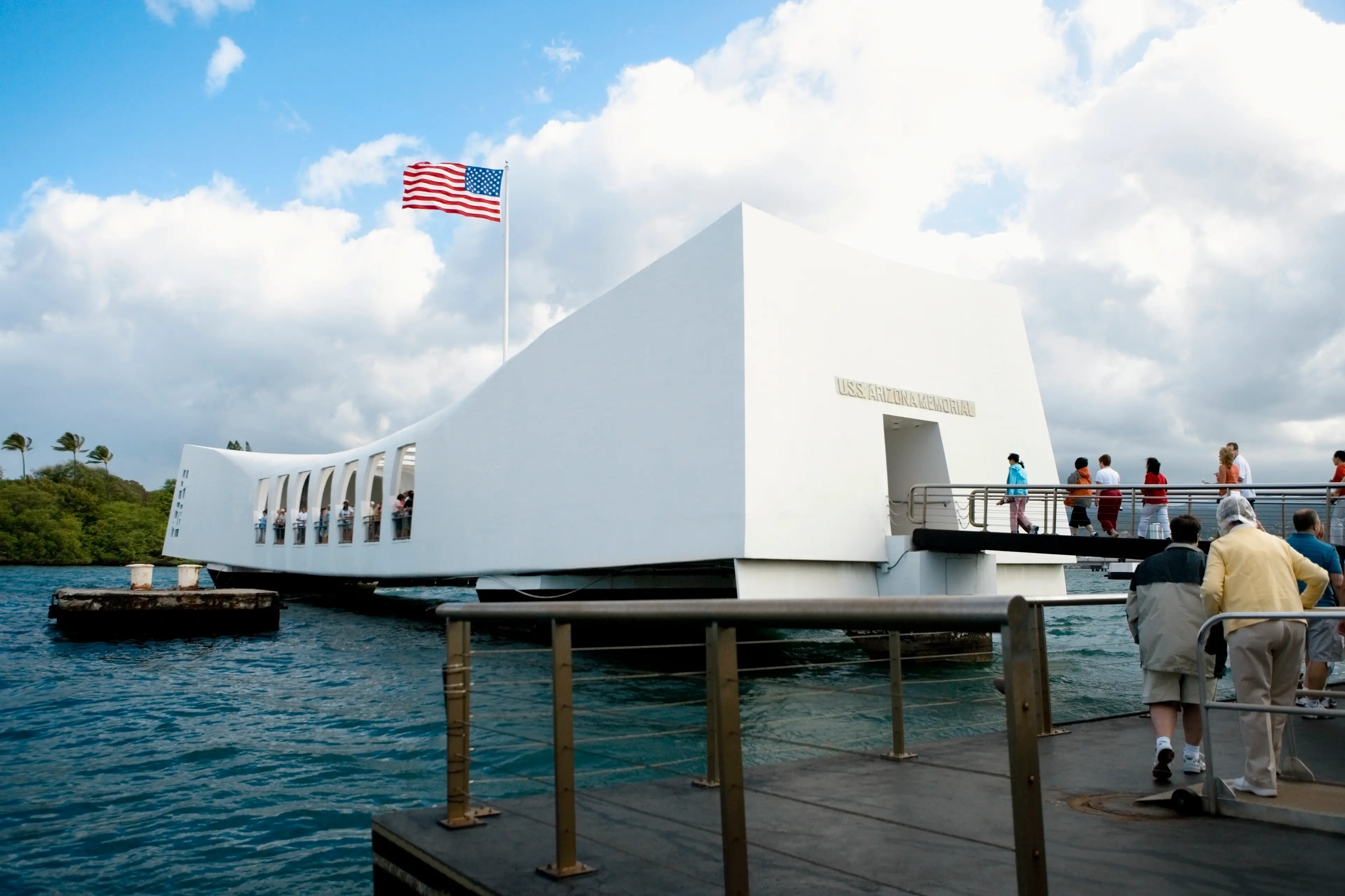 The memorial at the USS Arizona (Glowimages/Getty)