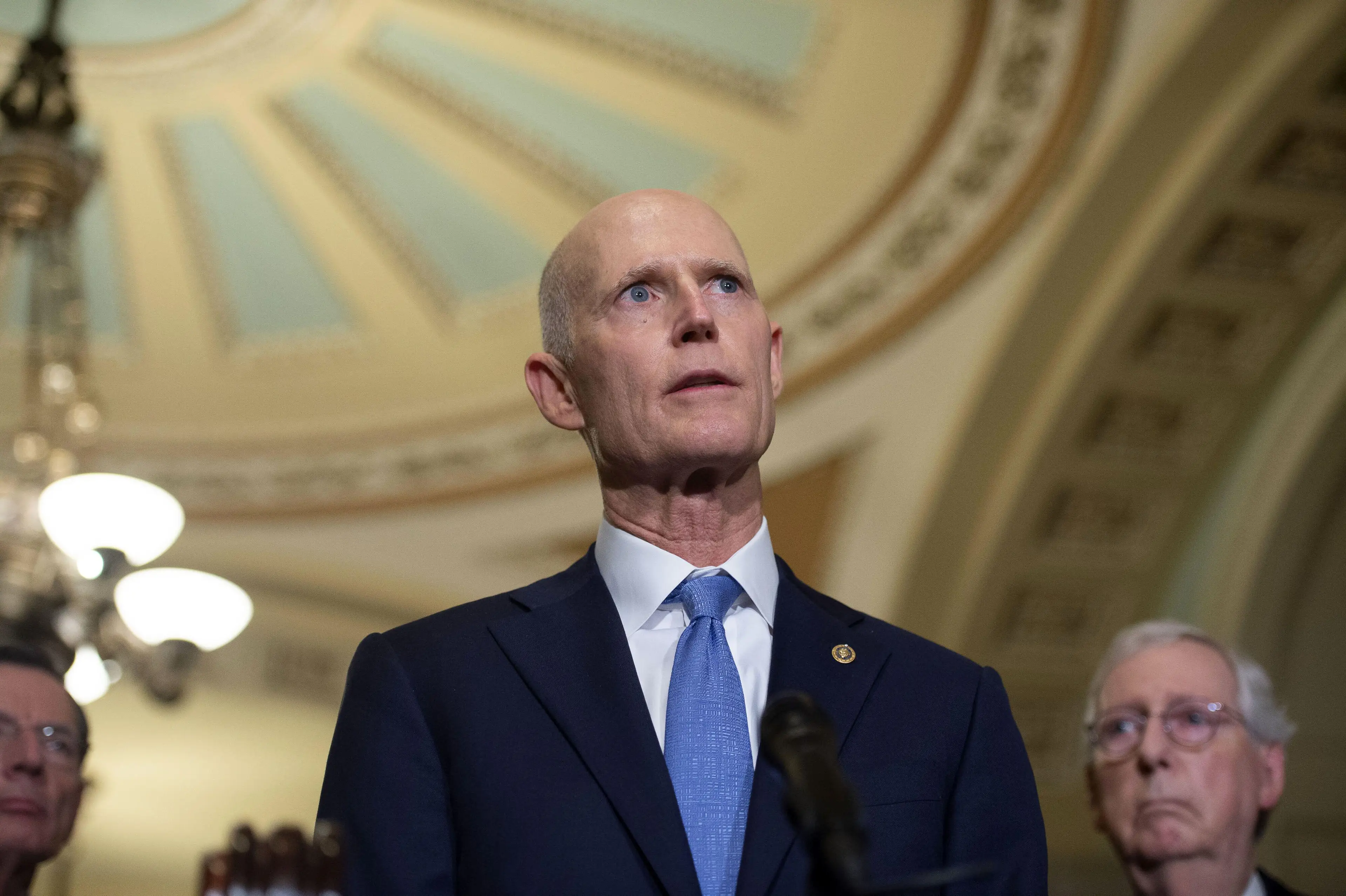 Senator Rick Scott.  UPI / Alamy 
